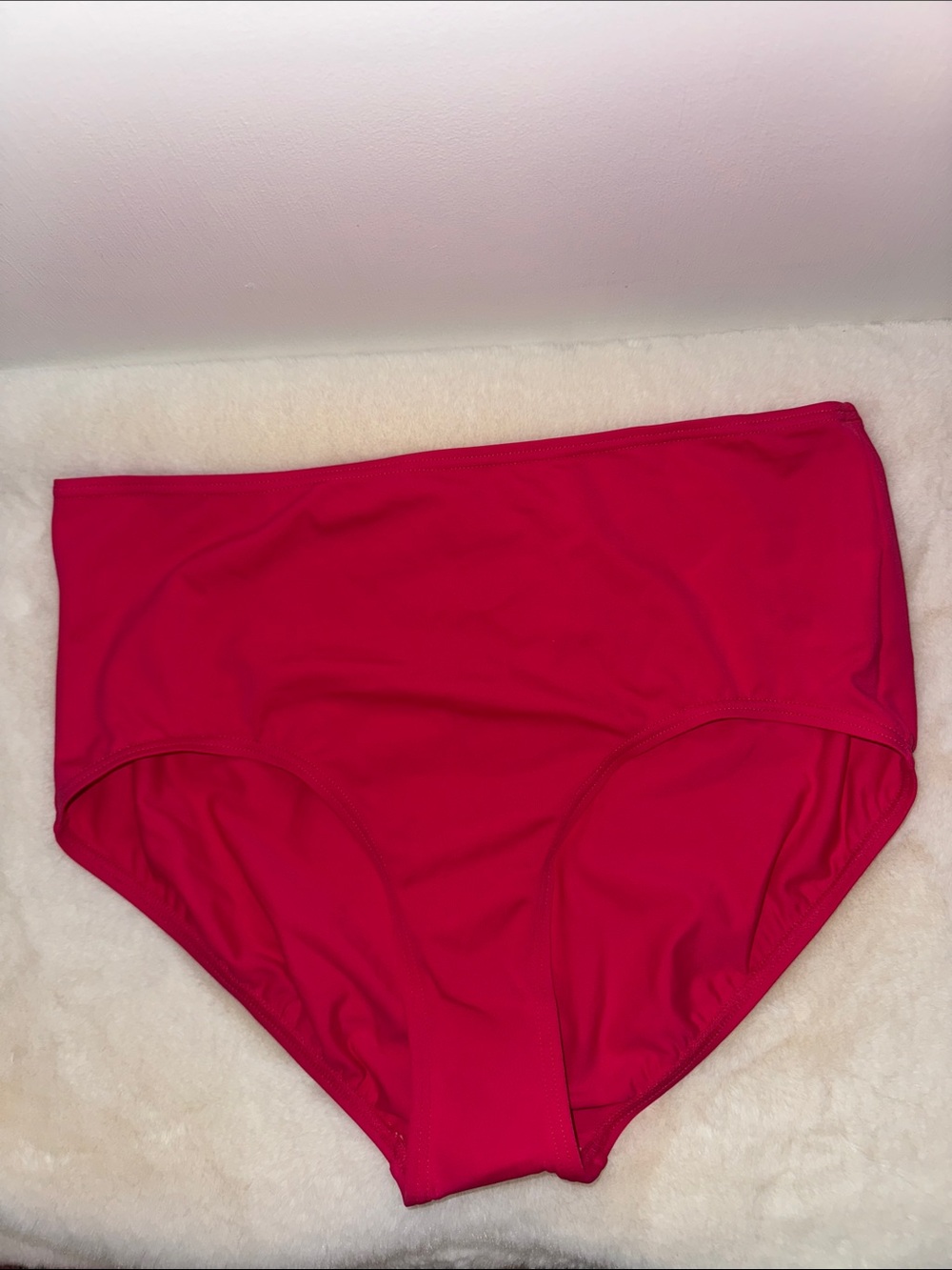 Fit 4 U Ruffle Tankini Swimsuit SET Top & Bottom Women’s 14 Pink - Picture 7 of 10